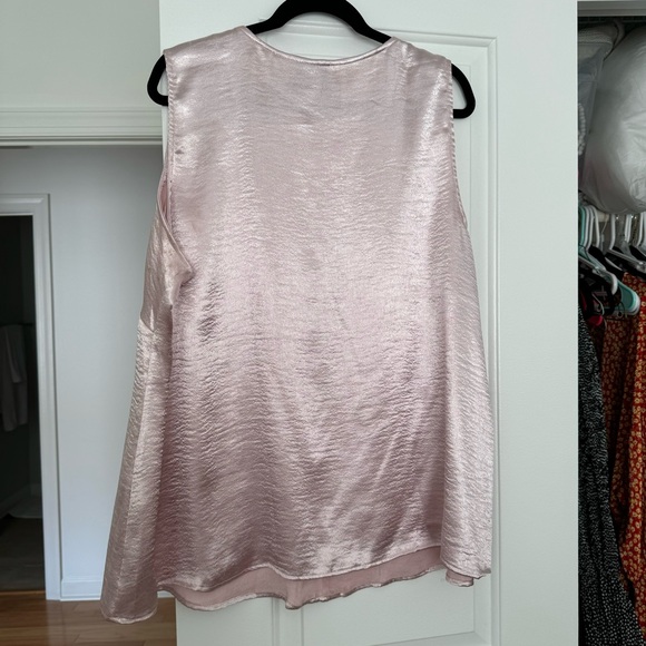 New Directions pink blouse tank - Picture 2 of 2